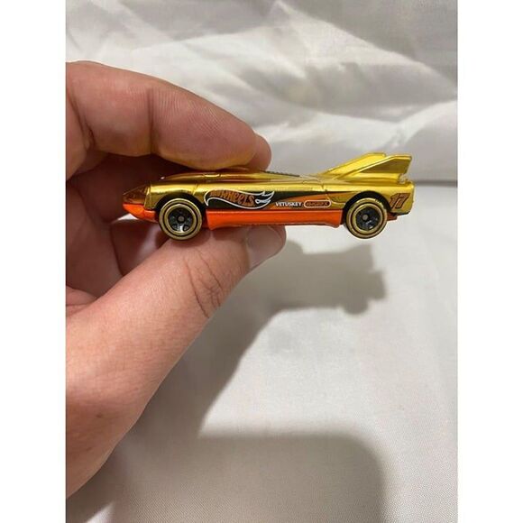 Hot Wheels 2014 Golden Super Chromes Speed Slayer Diecast Toy CFH05 - Picture 9 of 12